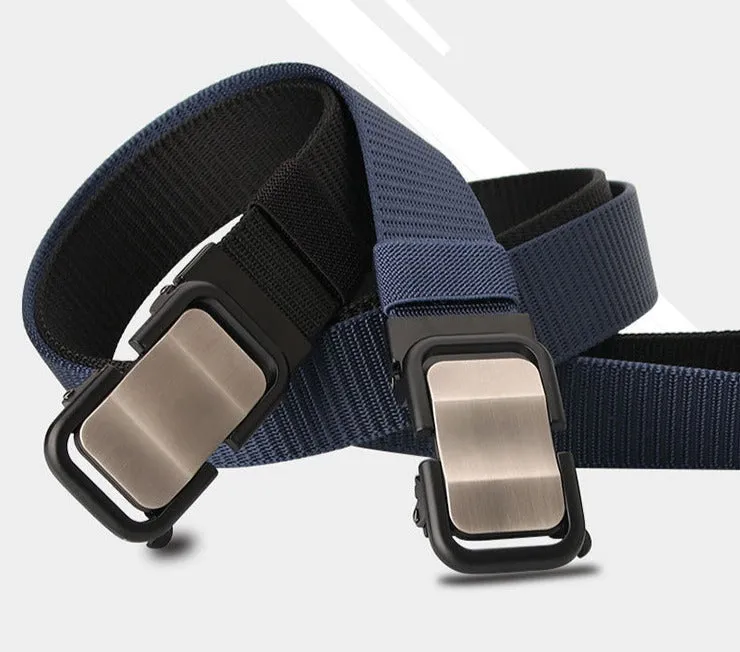Toothless Automatic Buckle Canvas Belt