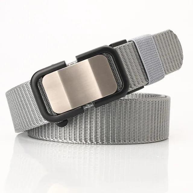Toothless Automatic Buckle Canvas Belt