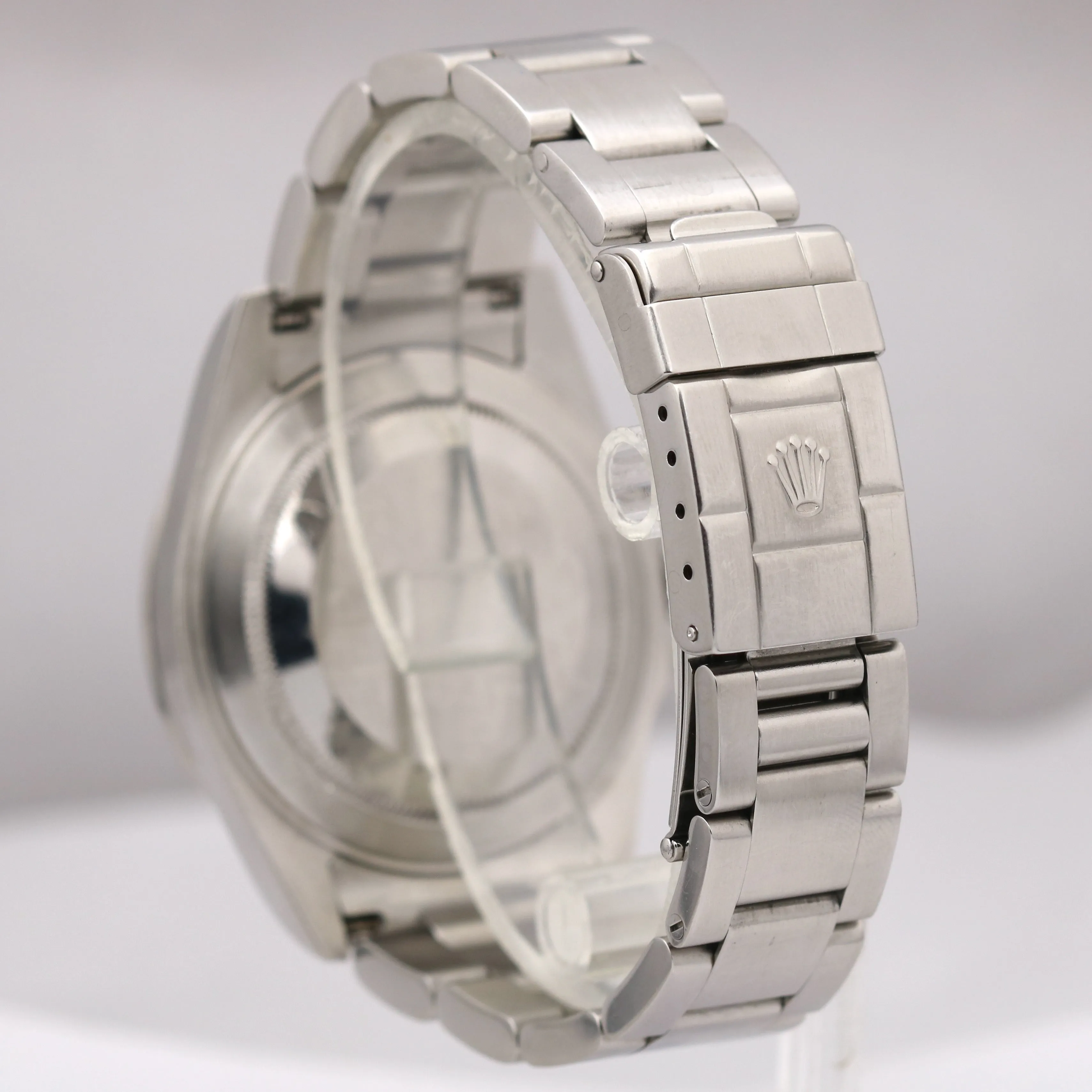 UNPOLISHED Rolex Explorer II Polar White NO-HOLES GMT Date Watch 40mm 16570