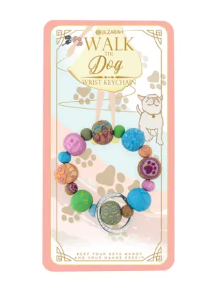 Walk the Dog Wrist Keychain