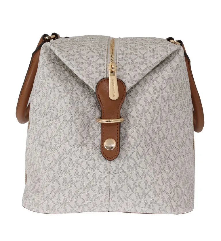 White Brown TRAVEL Weekendbag