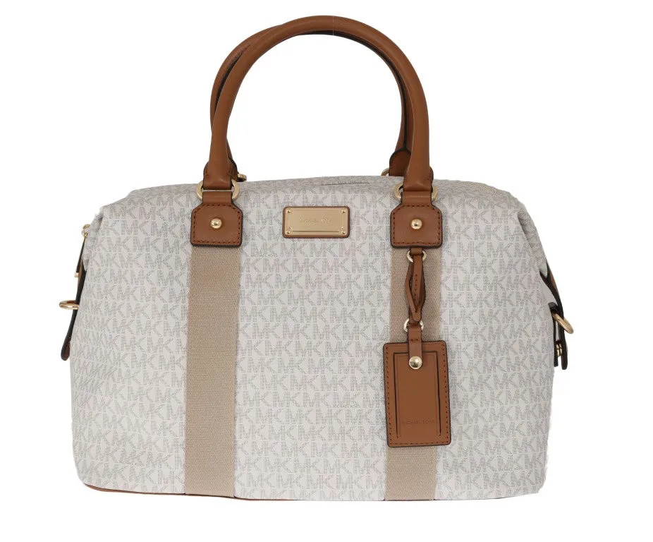 White Brown TRAVEL Weekendbag