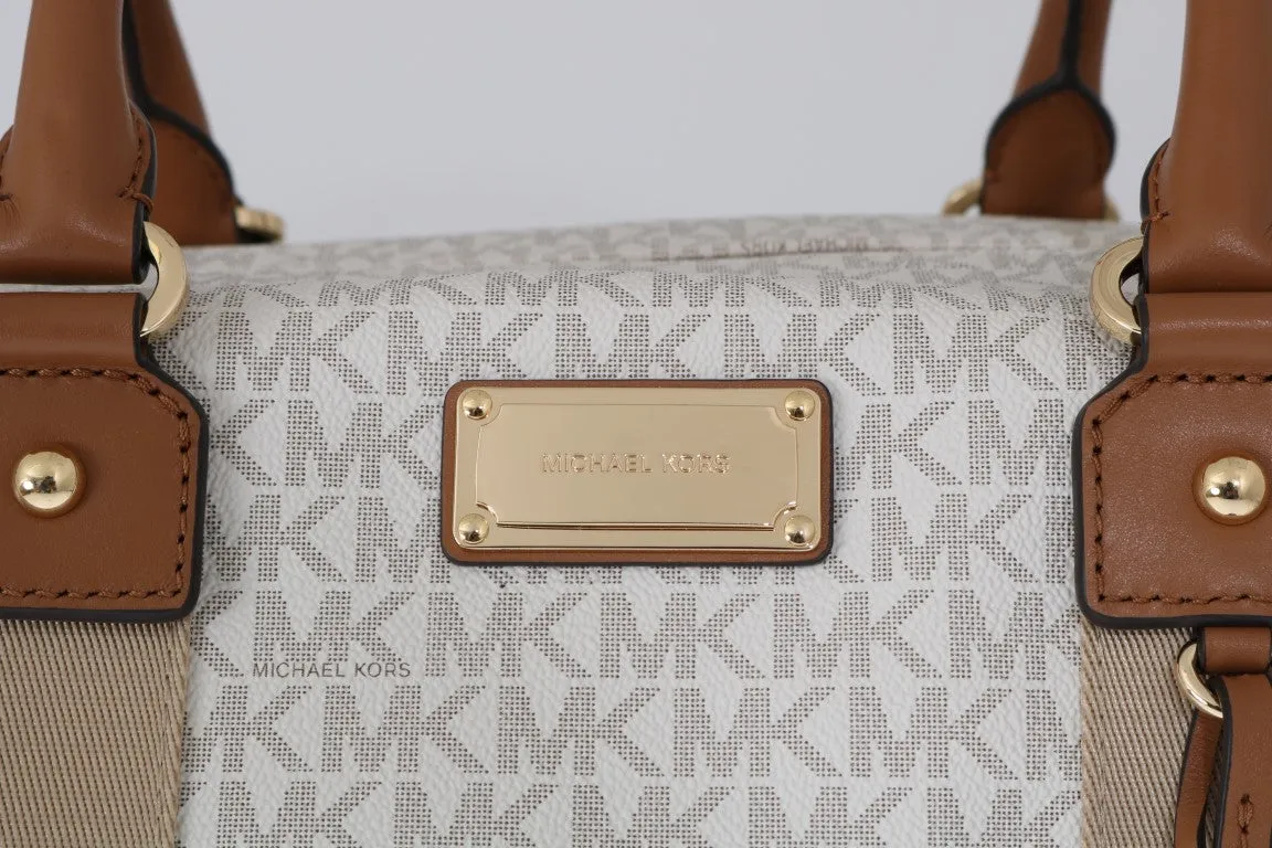 White Brown TRAVEL Weekendbag