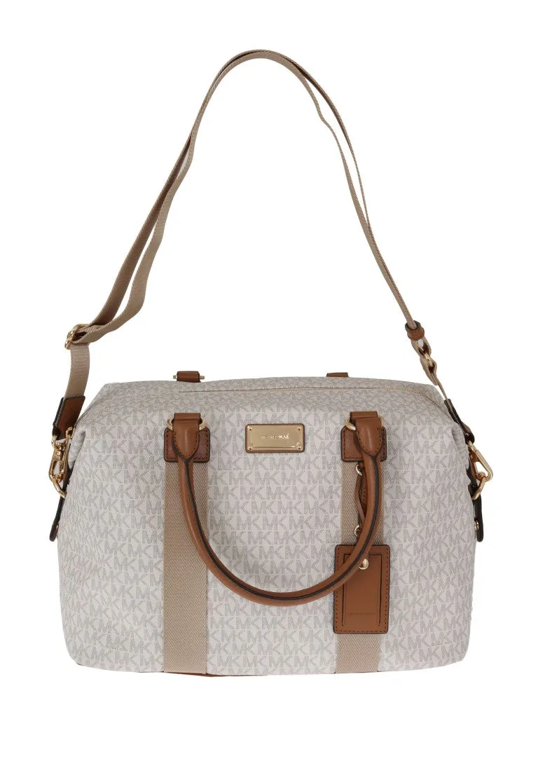 White Brown TRAVEL Weekendbag