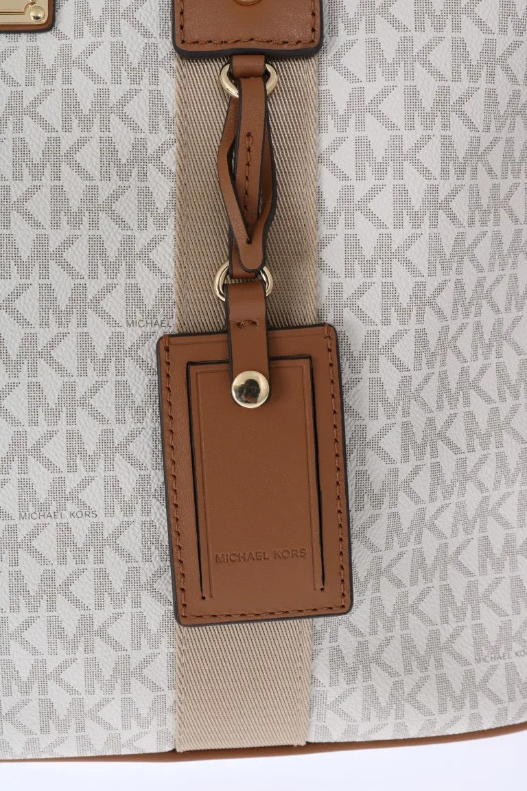 White Brown TRAVEL Weekendbag