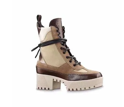 Women designer boots Martin Desert Boot flamingos Love arrow medal 100% real leather coarse size 35-42 Winter shoes  boots women