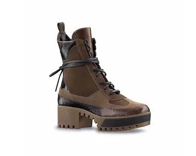 Women designer boots Martin Desert Boot flamingos Love arrow medal 100% real leather coarse size 35-42 Winter shoes  boots women
