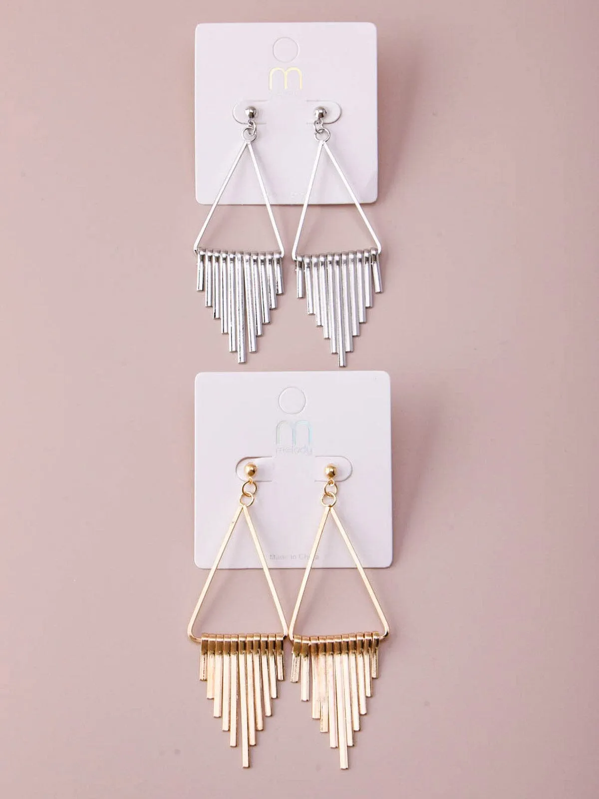 WOMEN'S FASHION GOLD & SILVER EARRINGS